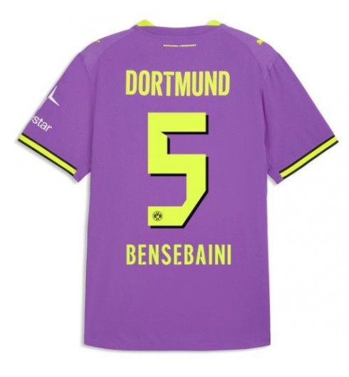 Borussia Dortmund Ramy Bensebaini #5 Kolmaspaita 2026-27 Lyhythihainen Borussia Dortmund Ramy Bensebaini #5 Kolmaspaita 2026-27 Lyhythihainen